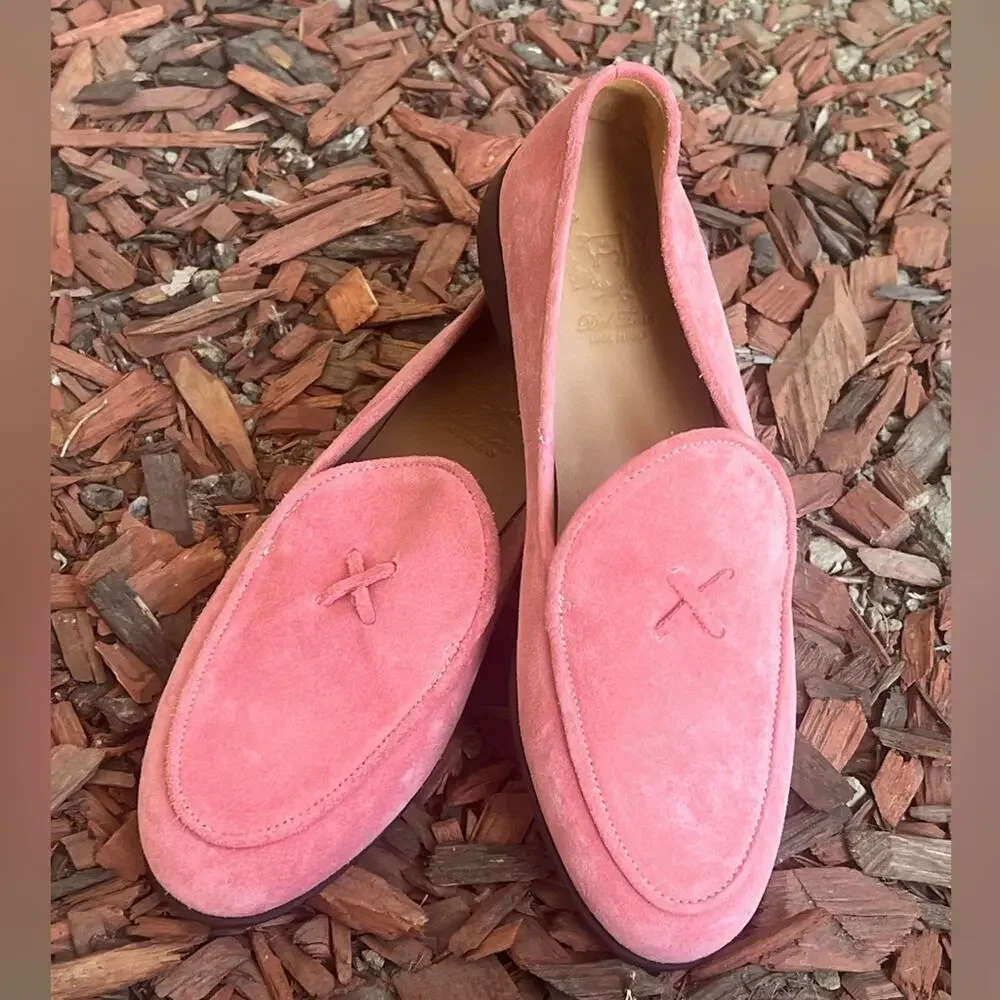 NWOB Del Toro Suede Milano Loafers begonia suede size 8.5